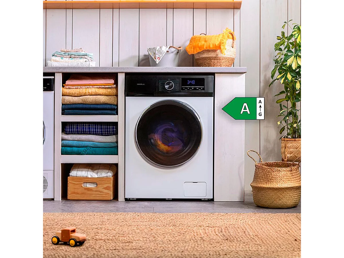 Lavadora Cecotec Bolero DressCode 9500 Inverter A 9kg 1400 rpm 16 programas A blanco 85 cm