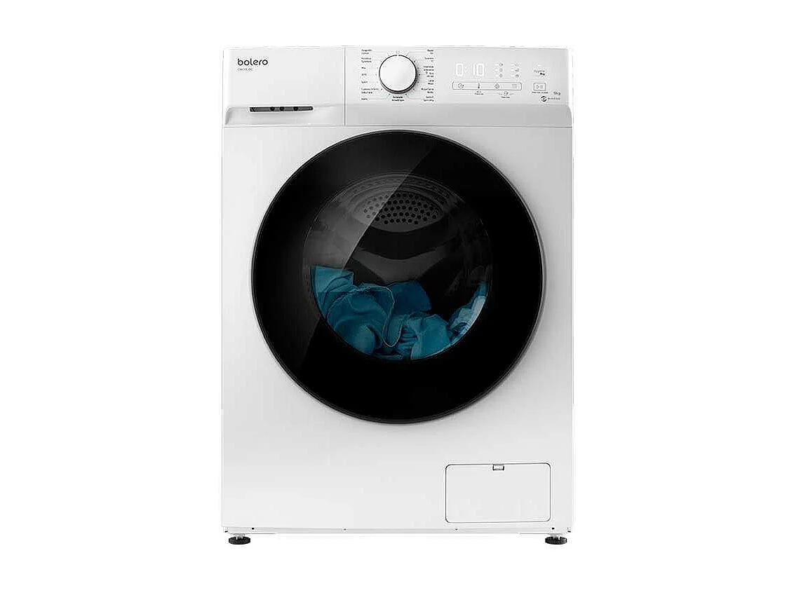 Lavadora Bolero DressCode 9400 Inverter Cecotec 9kg 1400 rpm 15 programas B blanco 85x59,5x56,5 cm