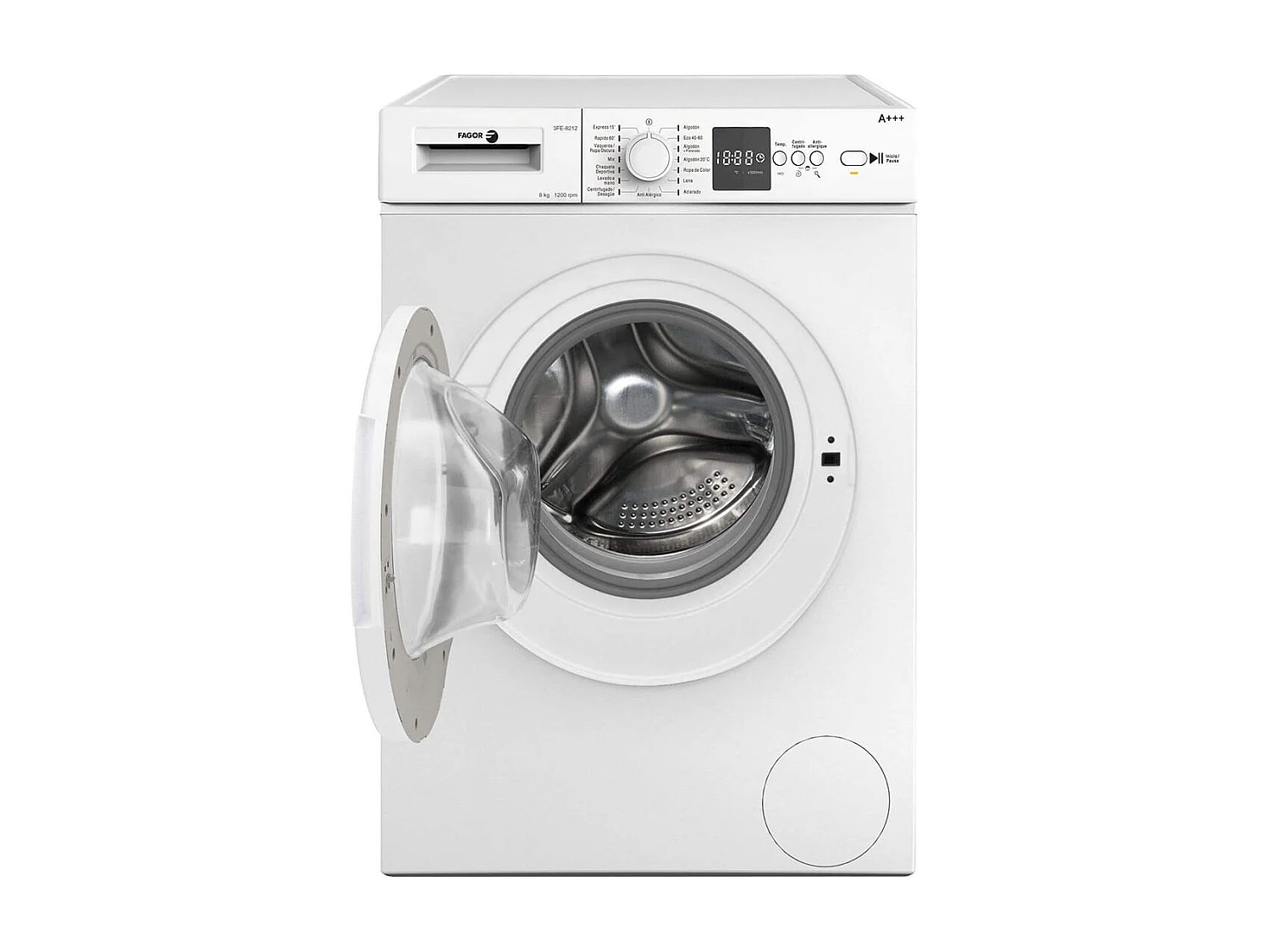 Lavadora Fagor 3FE-8212 8kg 1200 rpm 15 programas D blanco 84,5 cm