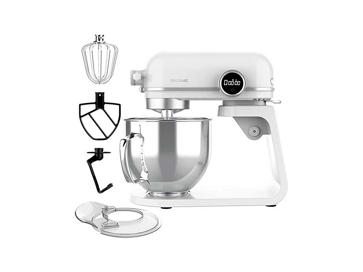 Batidora amasadora Cecotec Twist&Fusion 4500 Luxury White 800W 5,2L blanco