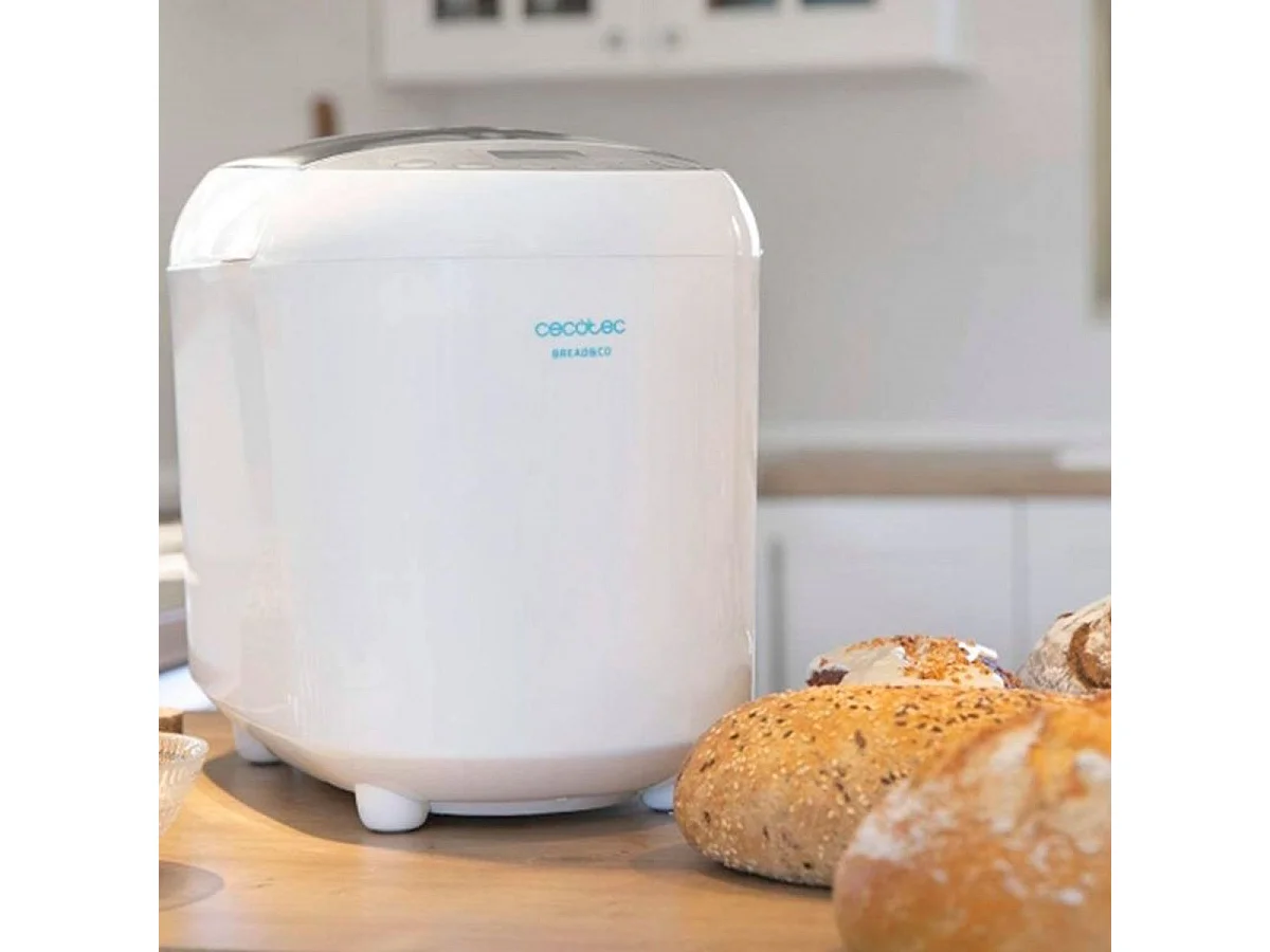 Cecotec Bread&Co 1000 Delicious machine à pain 550 W Blanc