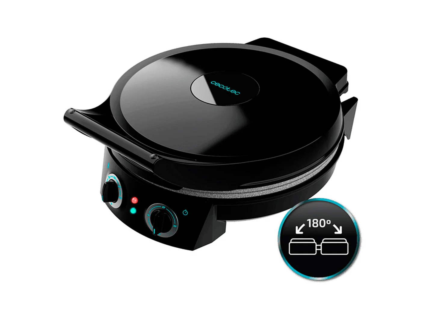 Horno eléctrico para pizza Cecotec Fun Pizza&Co 1800W negro Ø31 cm