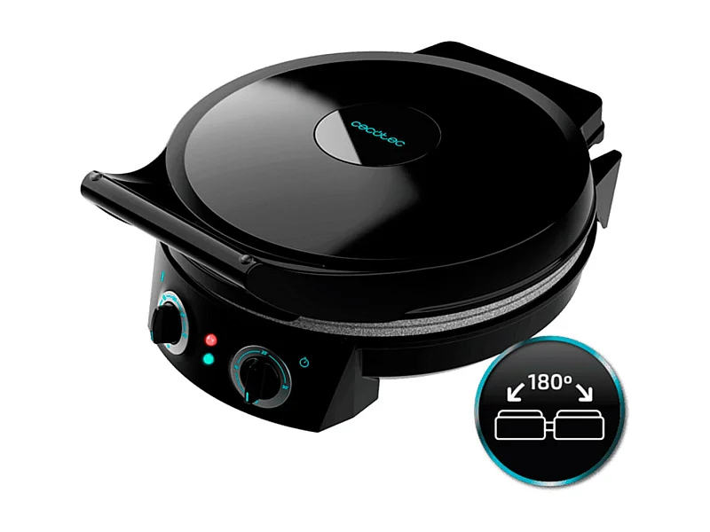Horno eléctrico para pizza Cecotec Fun Pizza&Co 1800W negro Ø31 cm