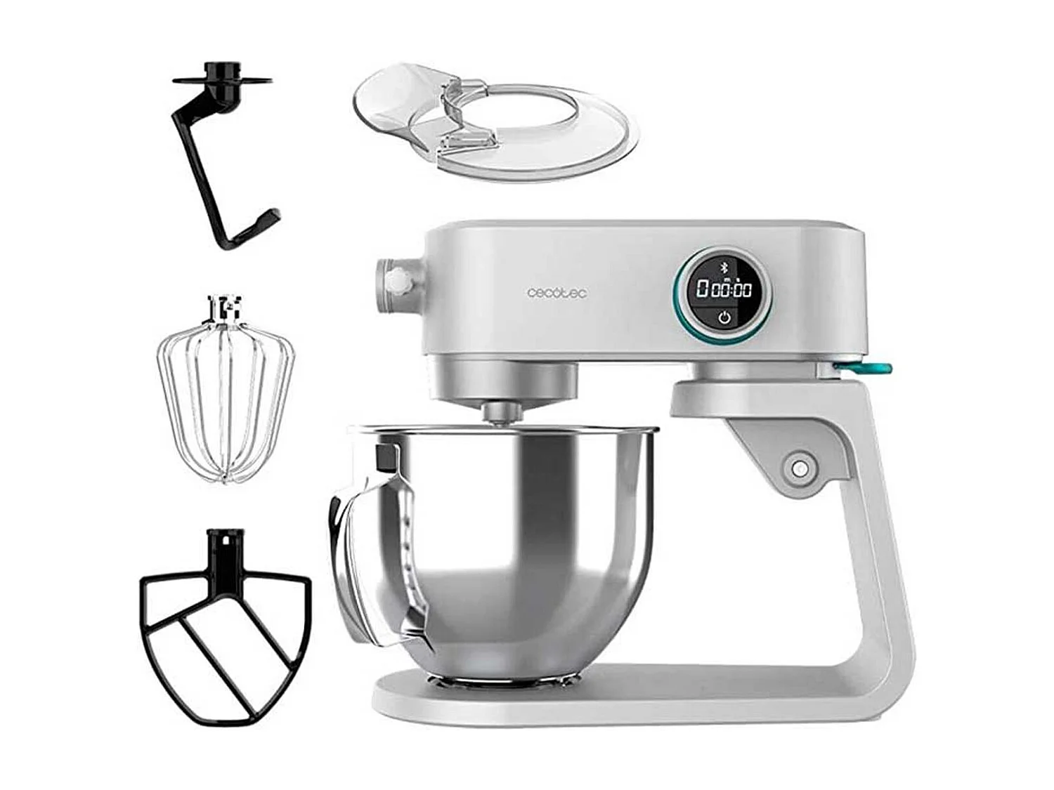 Batidora amasadora Cecotec Twist&Fusion 4000 Luxury White 800W 5,2L blanco