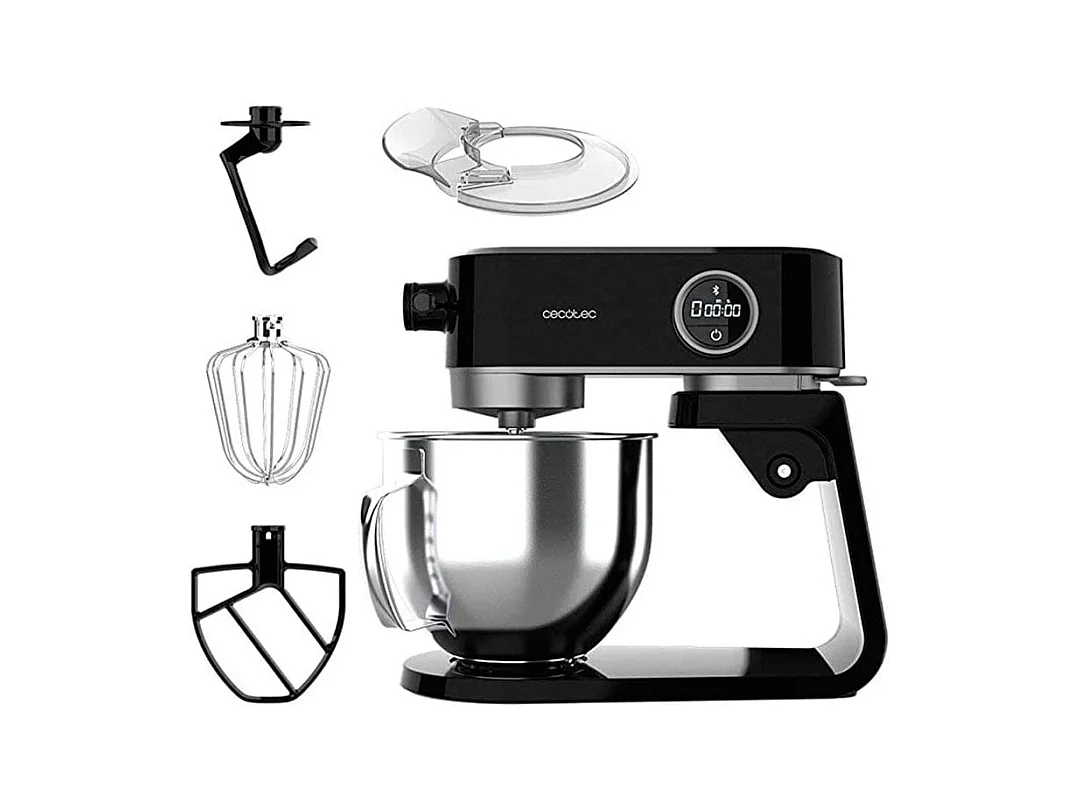 Batidora amasadora Cecotec Twist&Fusion 4000 Luxury Black 800W 5,2L negro
