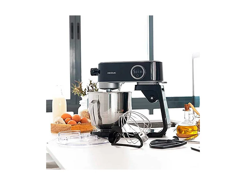 Batidora amasadora Cecotec Twist&Fusion 4000 Luxury Black 800W 5,2L negro