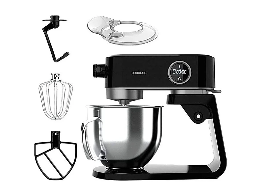 Batidora amasadora Cecotec Twist&Fusion 4000 Luxury Black 800W 5,2L negro