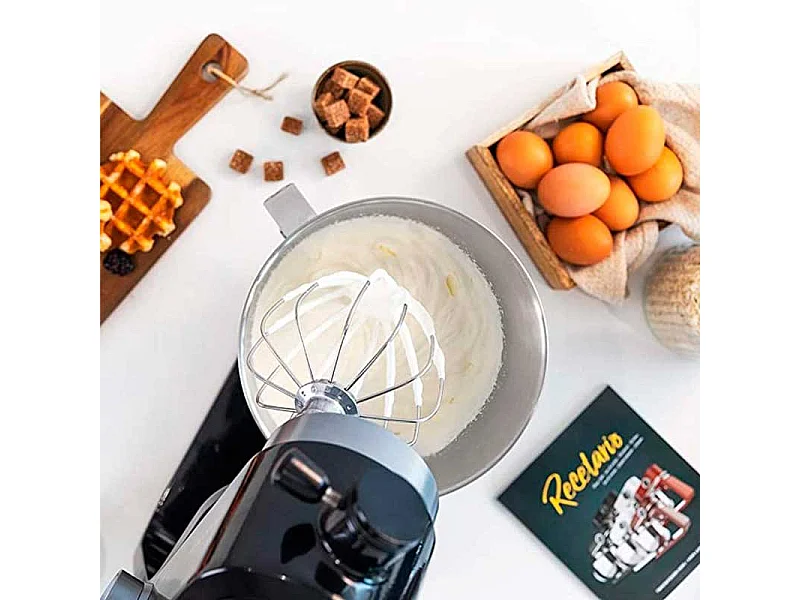 Batidora amasadora Cecotec Twist&Fusion 4000 Luxury Black 800W 5,2L negro