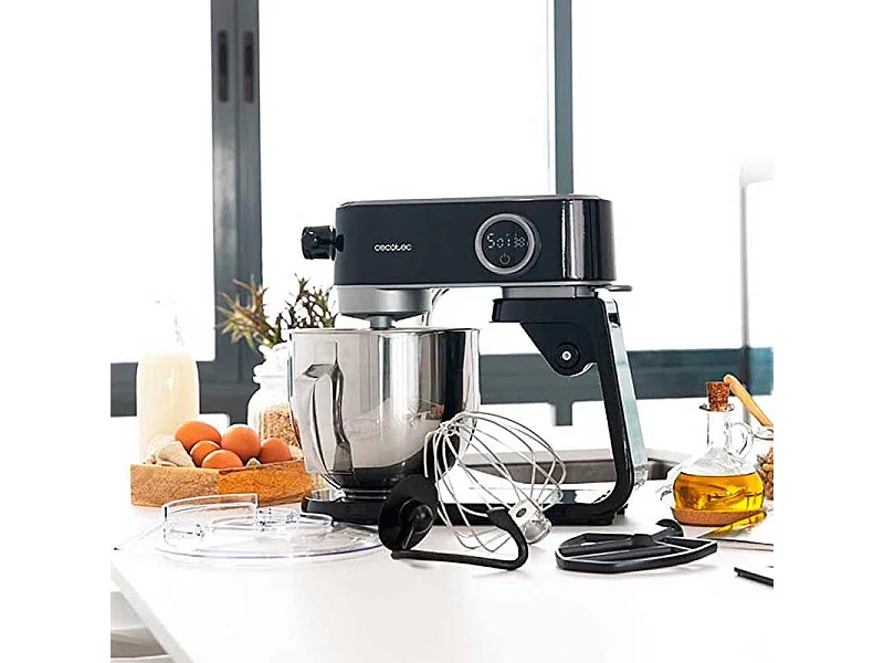 Batidora amasadora Cecotec Twist&Fusion 4000 Luxury Black 800W 5,2L negro