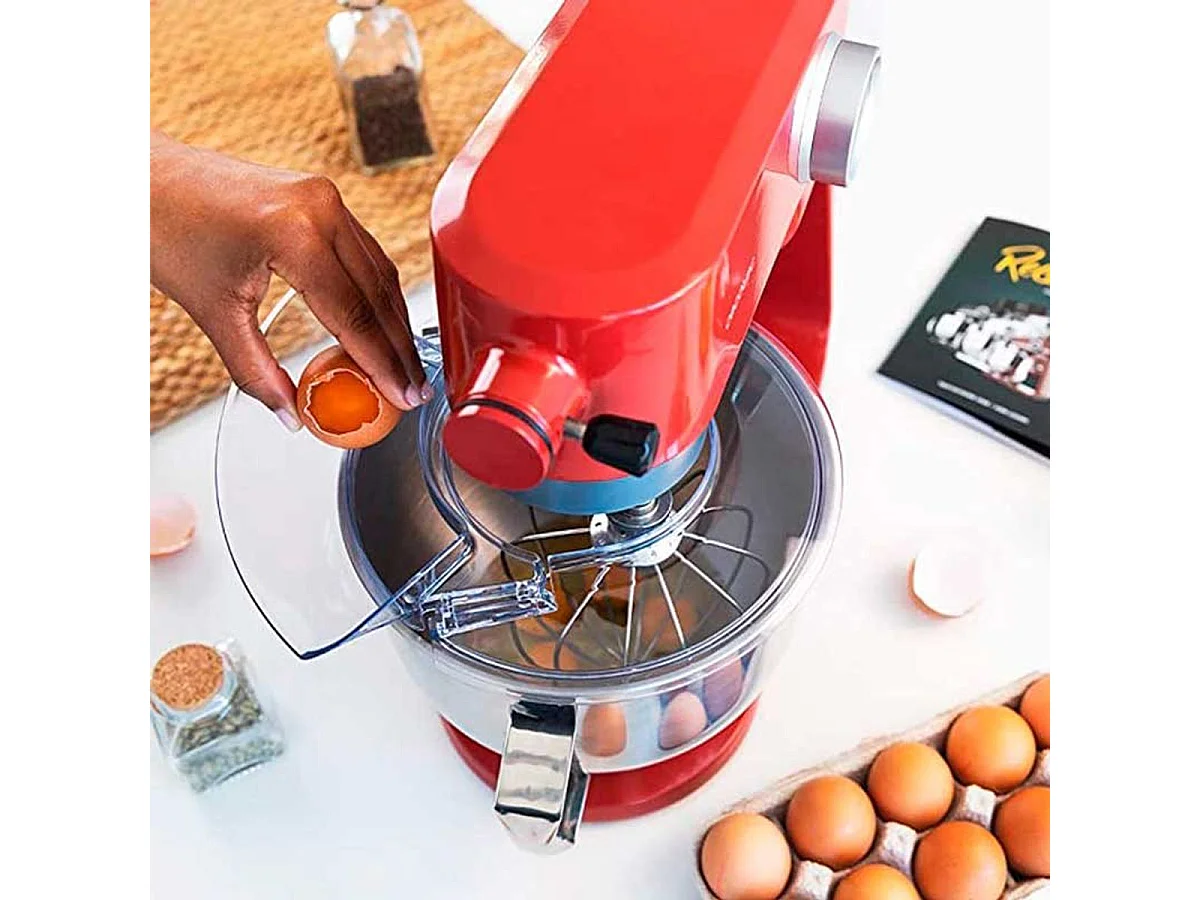 Batidora amasadora Cecotec Twist&Fusion 4000 Luxury Red 800W 5,2L rojo