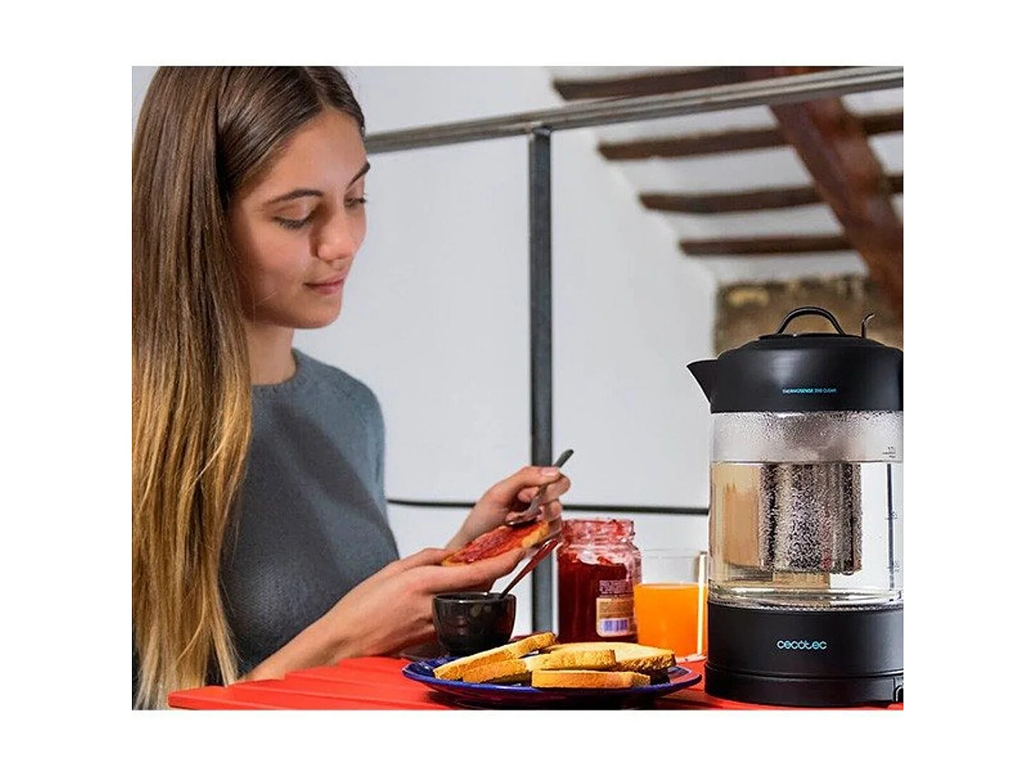 Hervidor de agua Cecotec ThermoSense 390 Clear 2200W