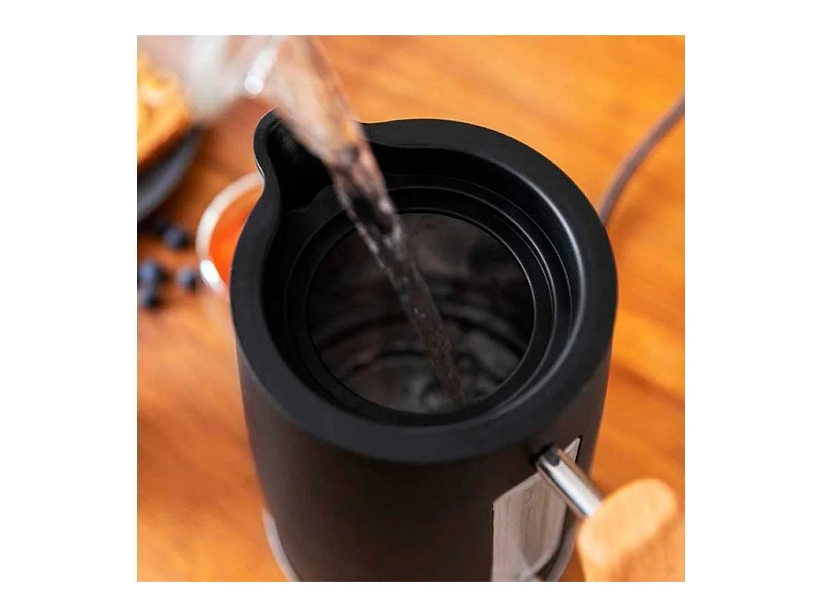 Bouilloire Cecotec ThermoSense 400 Black Woody Noir Acier inoxydable 1,7 L 3000 W