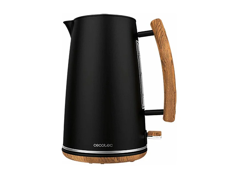Hervidor de agua eléctrico Thermosense 400 Black Woody 1,7L 3000W negro/madera