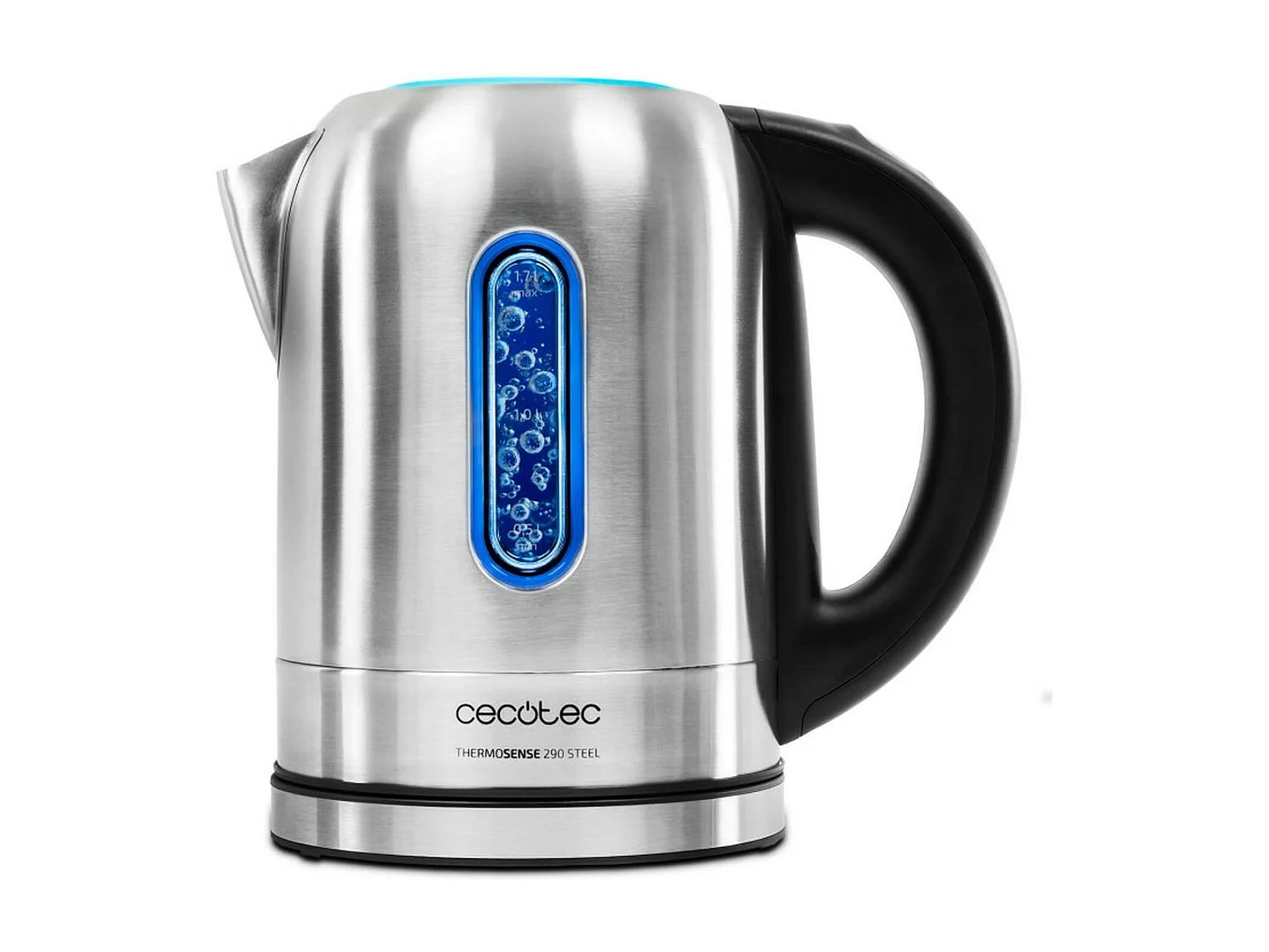Hervidor de agua eléctrico Cecotec ThermoSense 290 1,7L 2200W inox