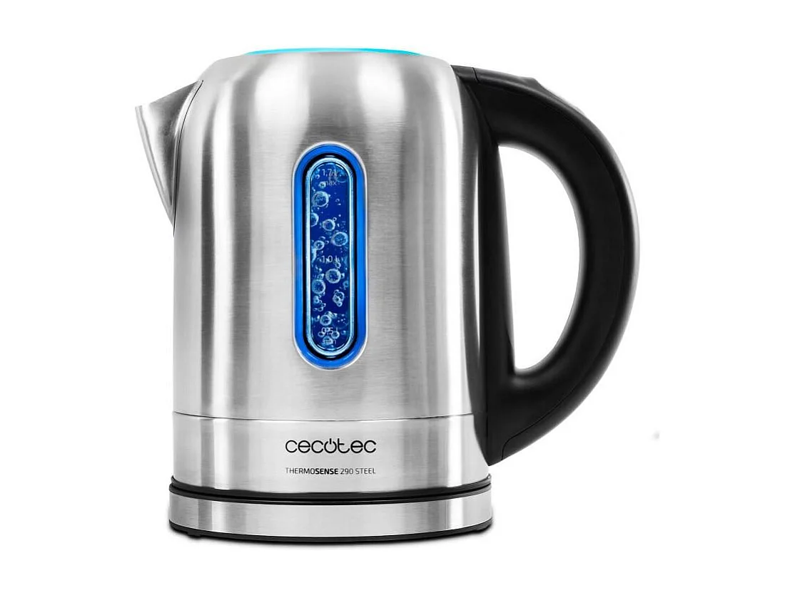 Hervidor de agua eléctrico Cecotec ThermoSense 290 1,7L 2200W inox
