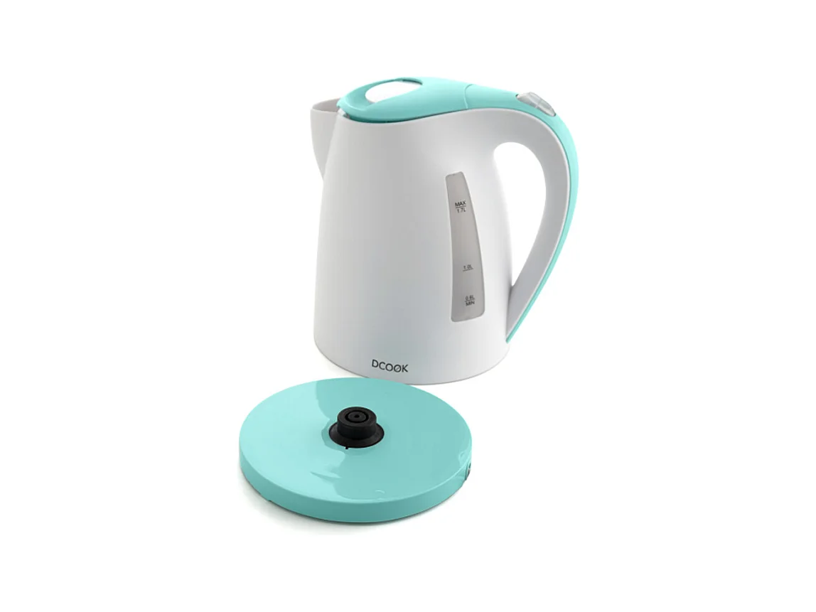 Hervidor de agua Gallery DCook 1,7L 2200W blanco/azul