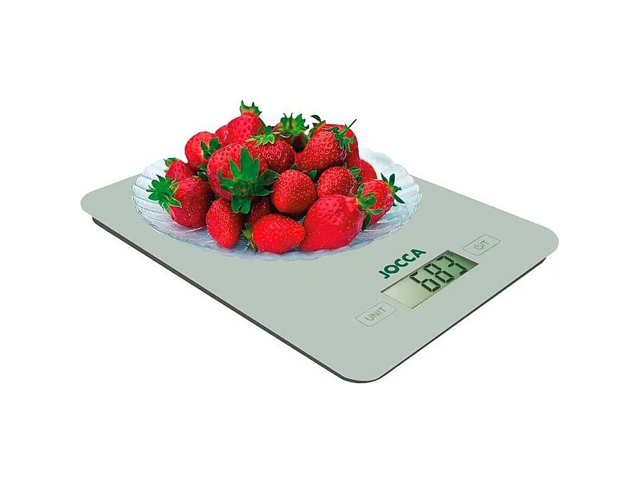 Báscula de cocina Jocca 5kg con función tara blanco