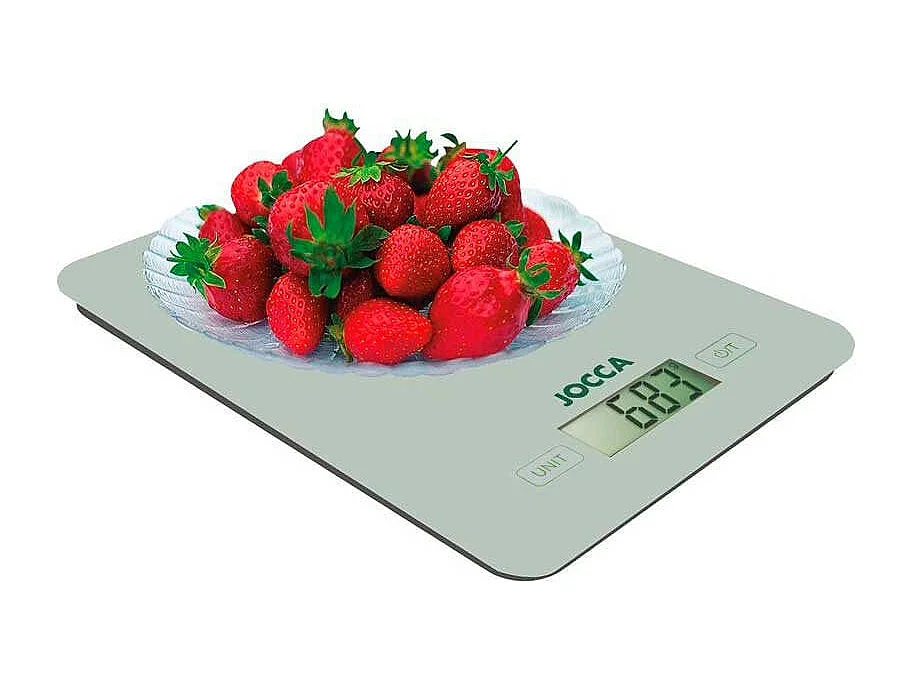 Báscula de cocina Jocca 5kg con función tara blanco