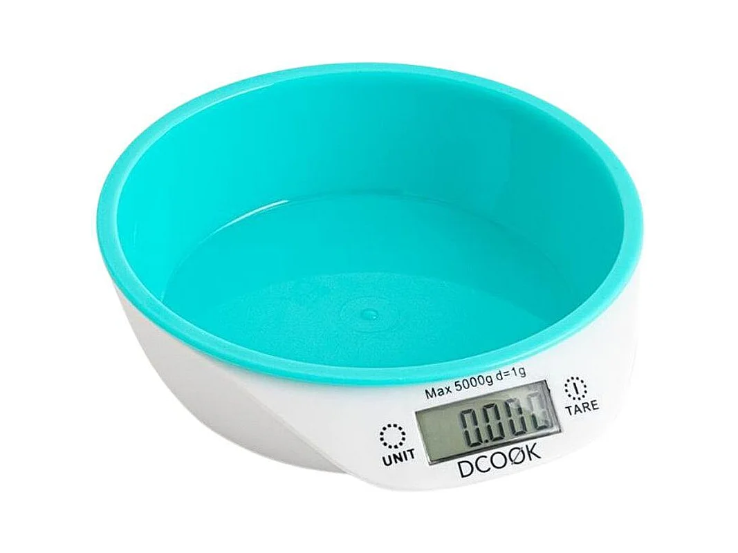 Báscula de cocina Gallery Dcook bol extraíble  azul/blanco