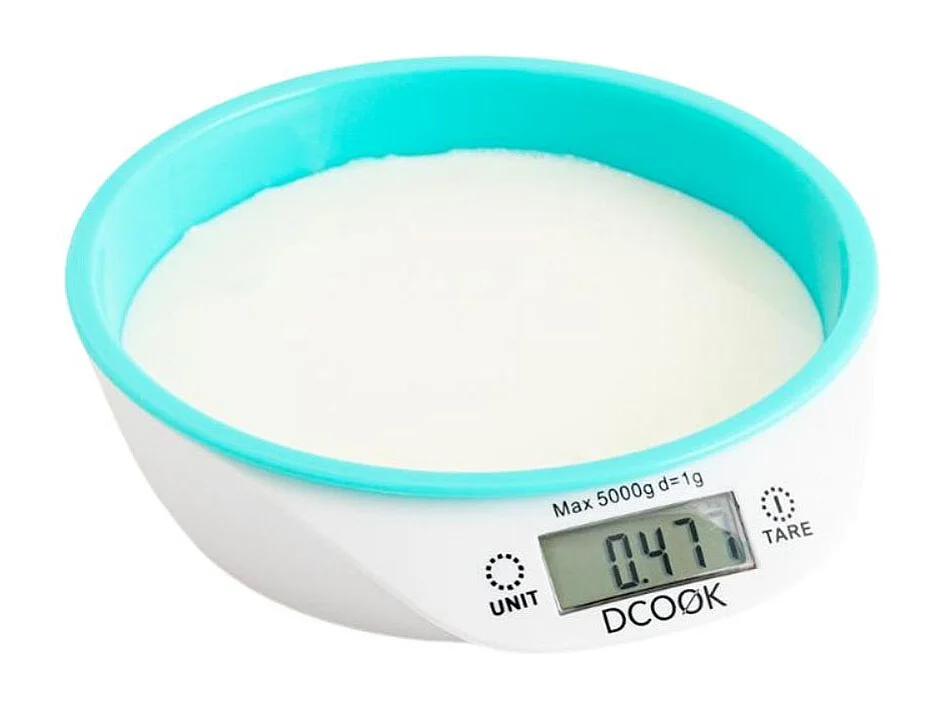 Báscula de cocina Gallery Dcook bol extraíble  azul/blanco