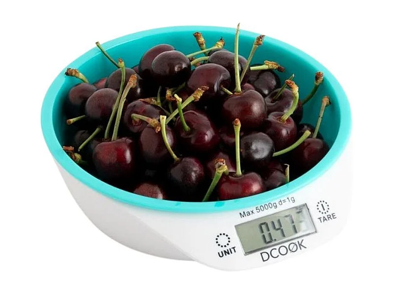 Báscula de cocina Gallery Dcook bol extraíble  azul/blanco