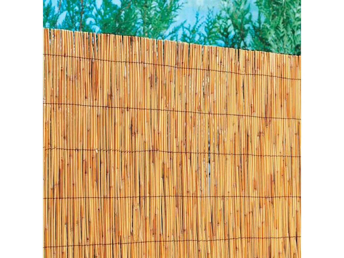 Valla de cañizo para jardín 1,5x3 metros
