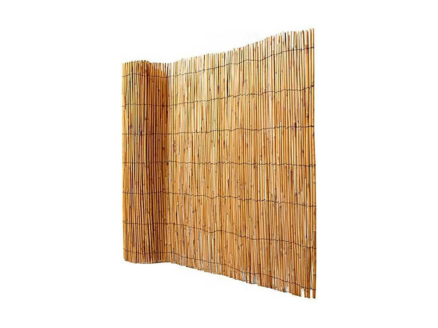 Valla de cañizo para jardín 1,5x3 metros
