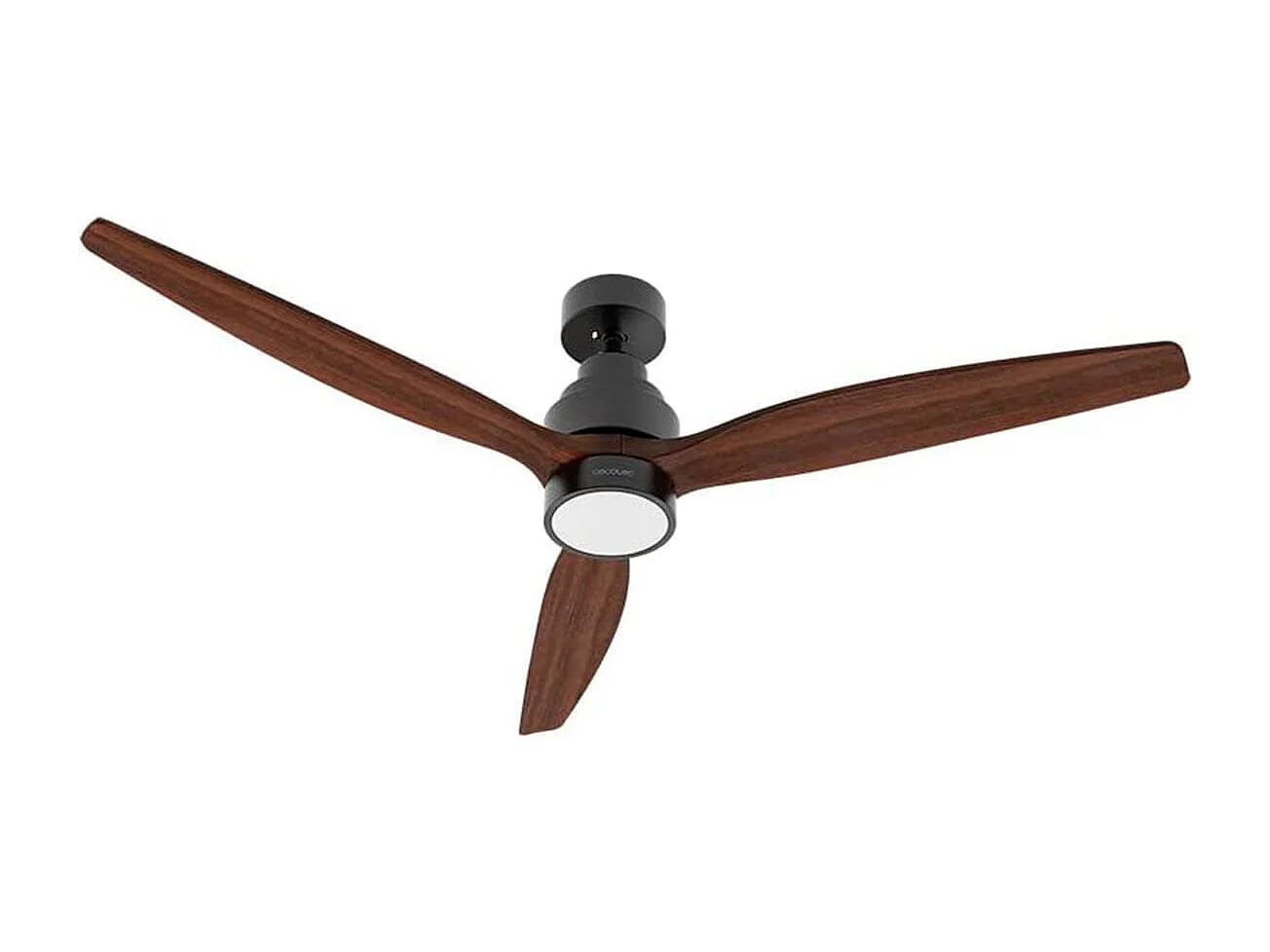 Ventilador de techo Cecotec EnergySilence Aero 5300 Black&Wood Design 30W 3 aspas mando a distancia negro/madera