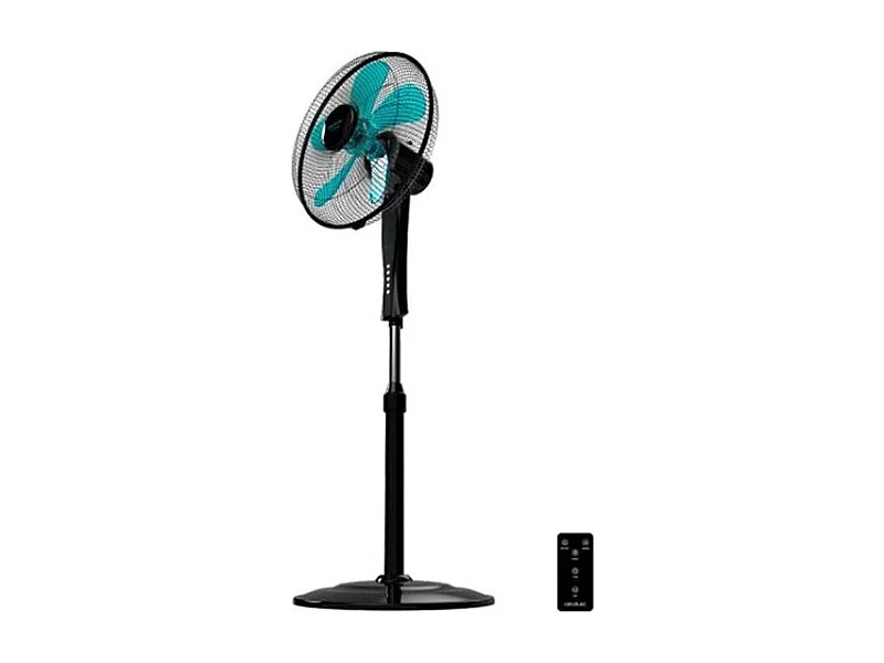 Ventilador de pie Cecotec EnergySilence 530 Power Connected 50W 5 aspas negro 110-130 cm