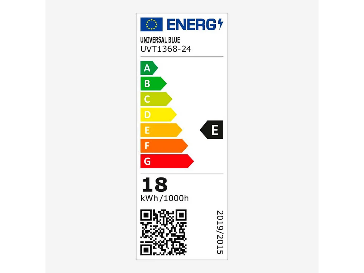 Ventilador de techo Belat 7022WR Universal Blue 55W diseño de tulipa natural Ø60 cm