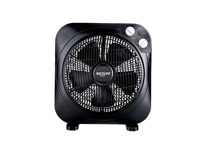 Ventilador de suelo Bastilipo Zahara 2420 45W 3 velocidades negro 30 cm