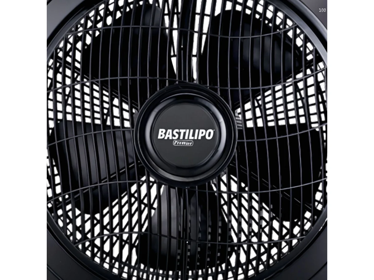 Ventilador de suelo Bastilipo Zahara 2420 45W 3 velocidades negro 30 cm
