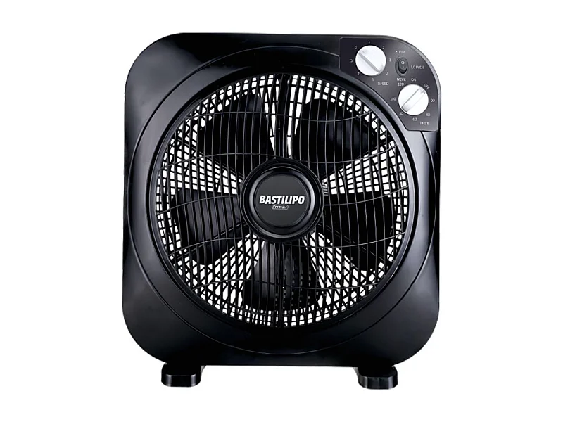 Ventilador de suelo Bastilipo Zahara 2420 45W 3 velocidades negro 30 cm