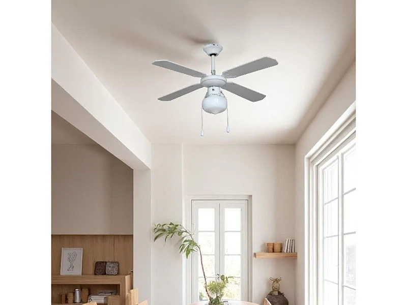 Ventilador de techo Algarve 50W 4 aspas blanco Ø106 cm