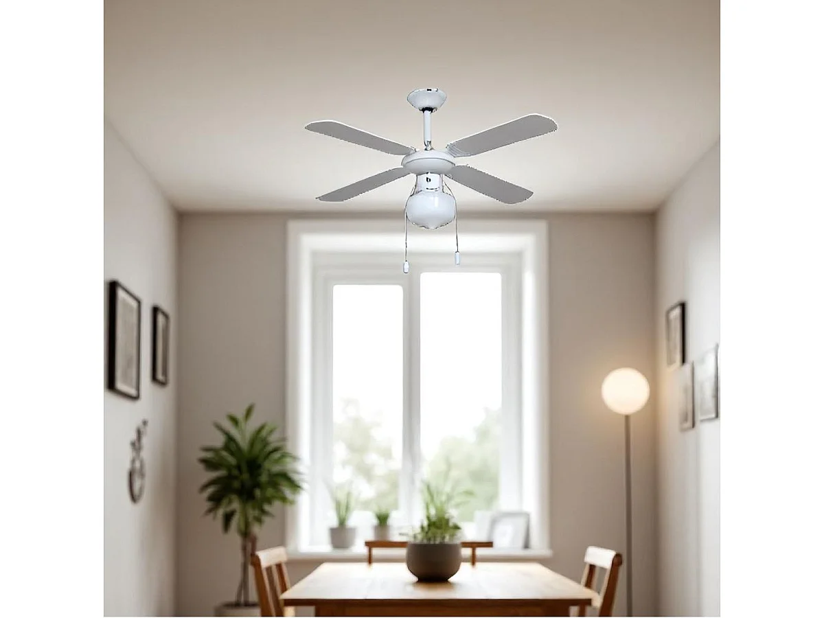 Ventilador de techo Algarve 50W 4 aspas blanco Ø106 cm