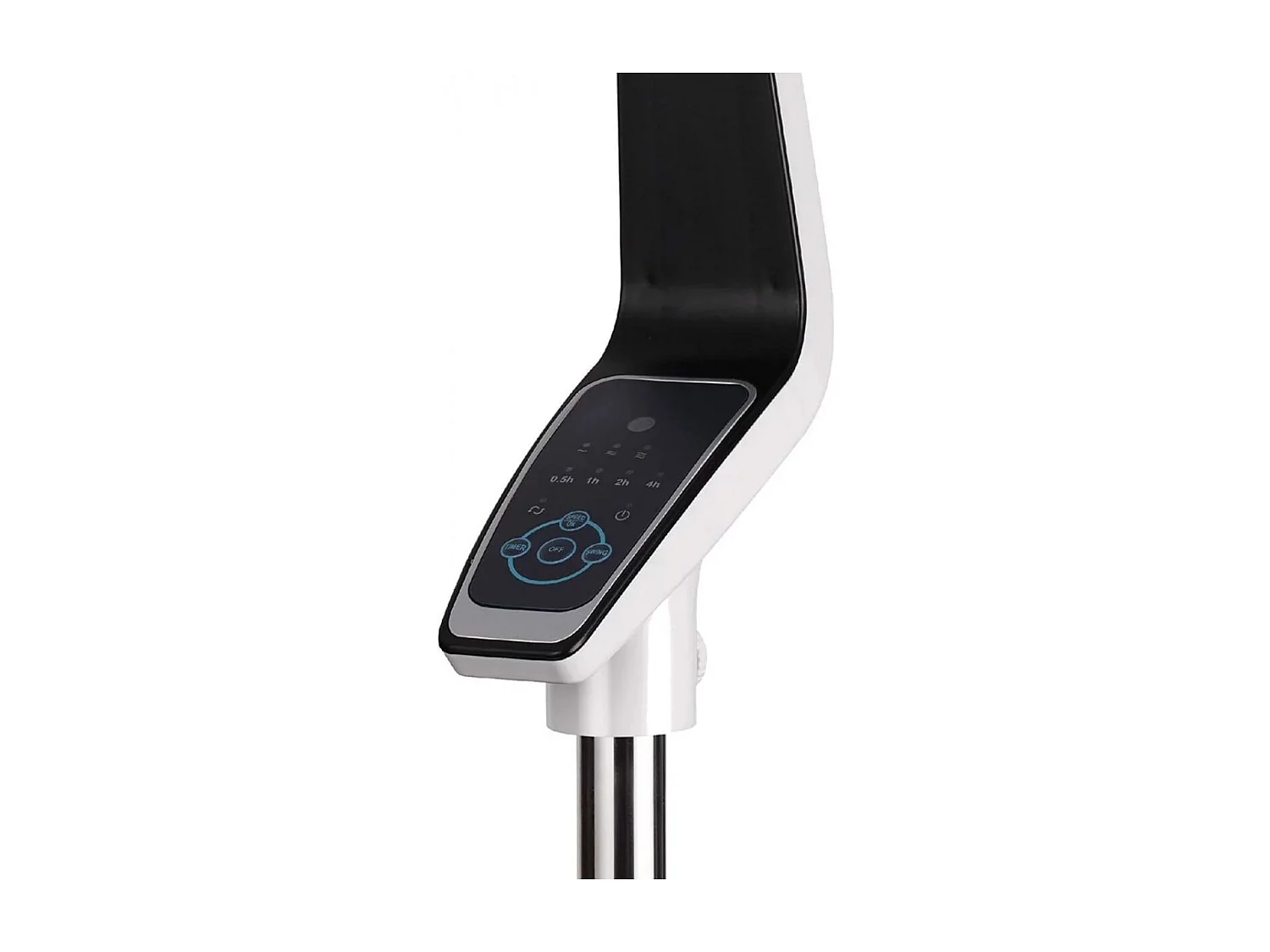 Ventilador de pie Bastilipo Coín 50W 5 aspas con mando a distancia negro Ø40 cm