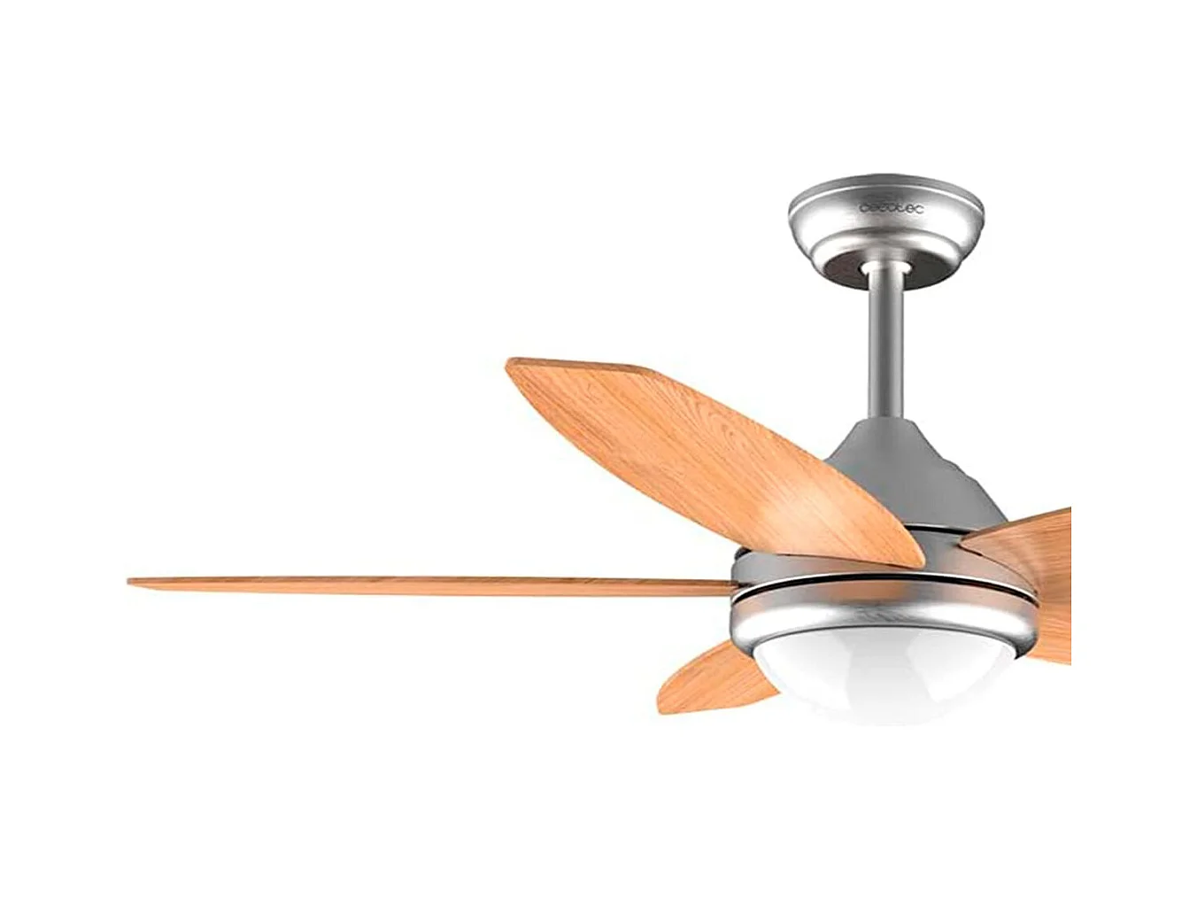 Ventilador de techo EnergySilence Aero 495 con mando 55W 3 velocidades 5 aspas natural