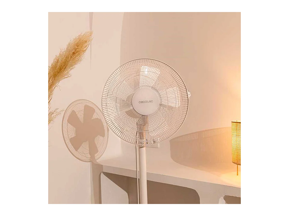 Ventilador Cecotec EnergySilence 535 2in1 altura regulable 40W 3 velocidades blanco 115 cm