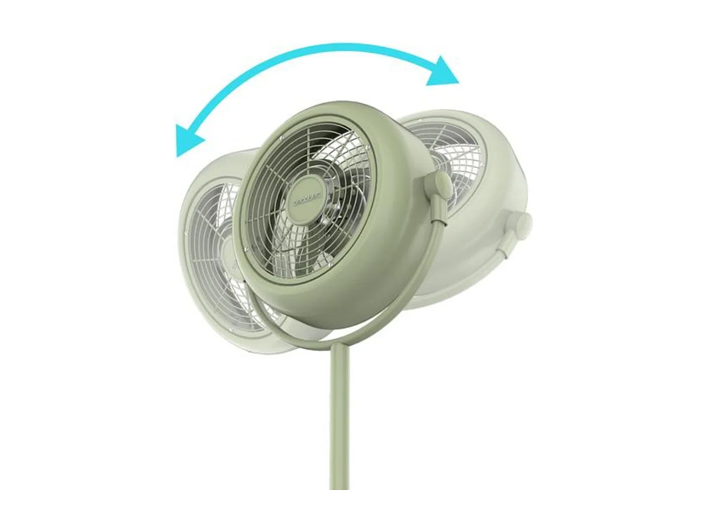Ventilador de pie Cecotec EnergySilence 250 ClassicStyle 25W 3 aspas 2 velocidades verde