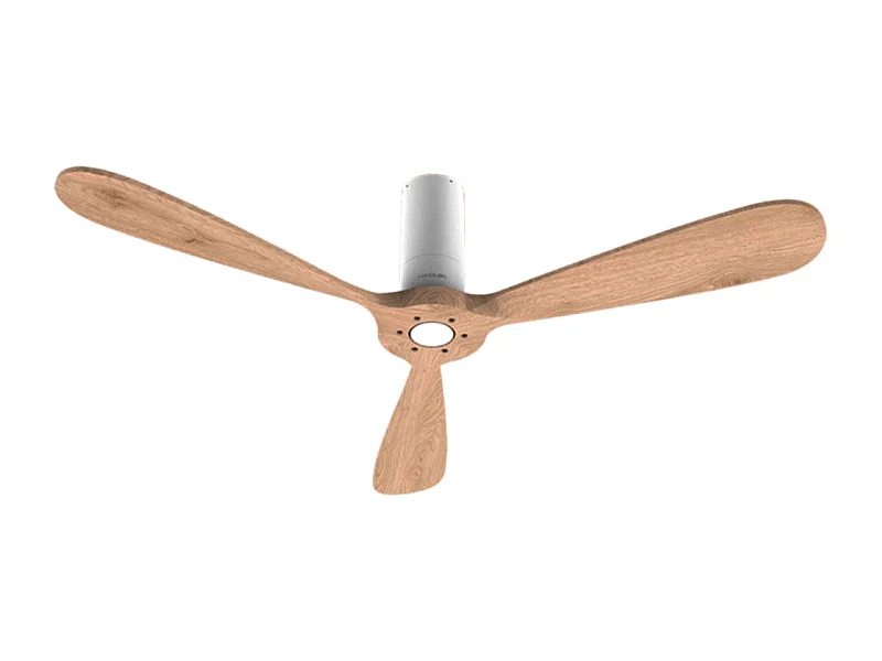 Ventilador de techo Cecotec EnergySilence 5500 White Aqua Connected 40W 3 aspas WiFi mando a distancia blanco/madera