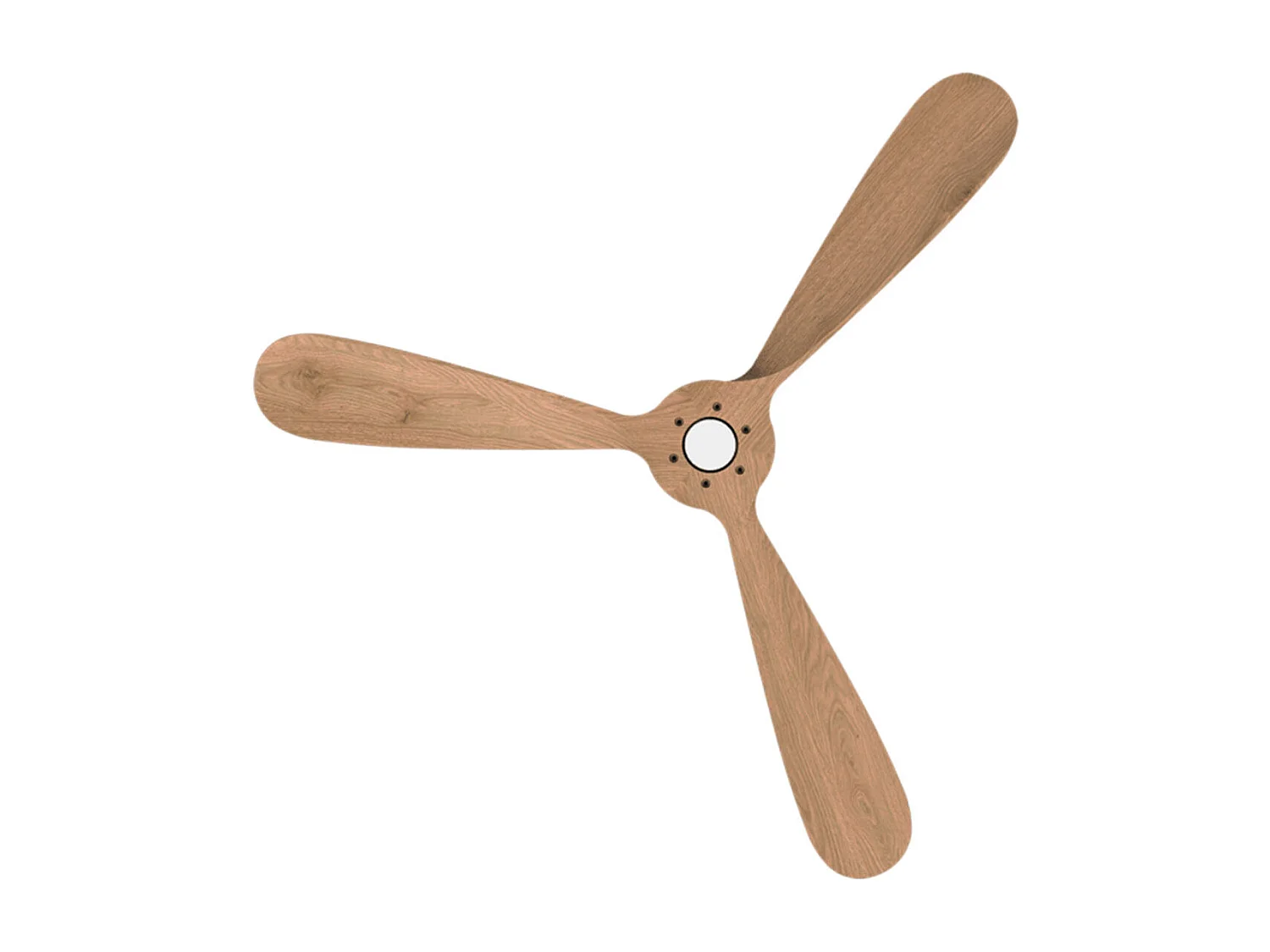 Ventilador de techo Cecotec EnergySilence 5500 White Aqua Connected 40W 3 aspas WiFi mando a distancia blanco/madera