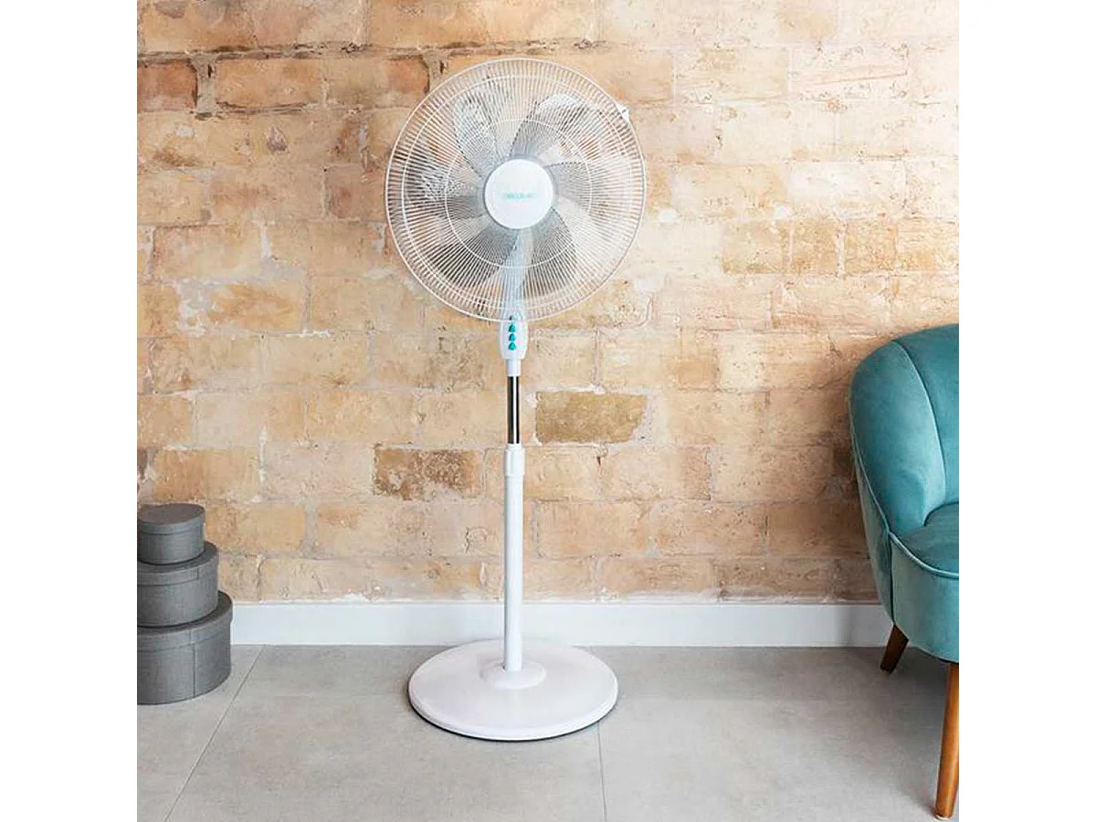 Ventilateur sur Pied Cecotec EnergySilence 600 MaxFlow Blanc Ø 45 cm 70 W