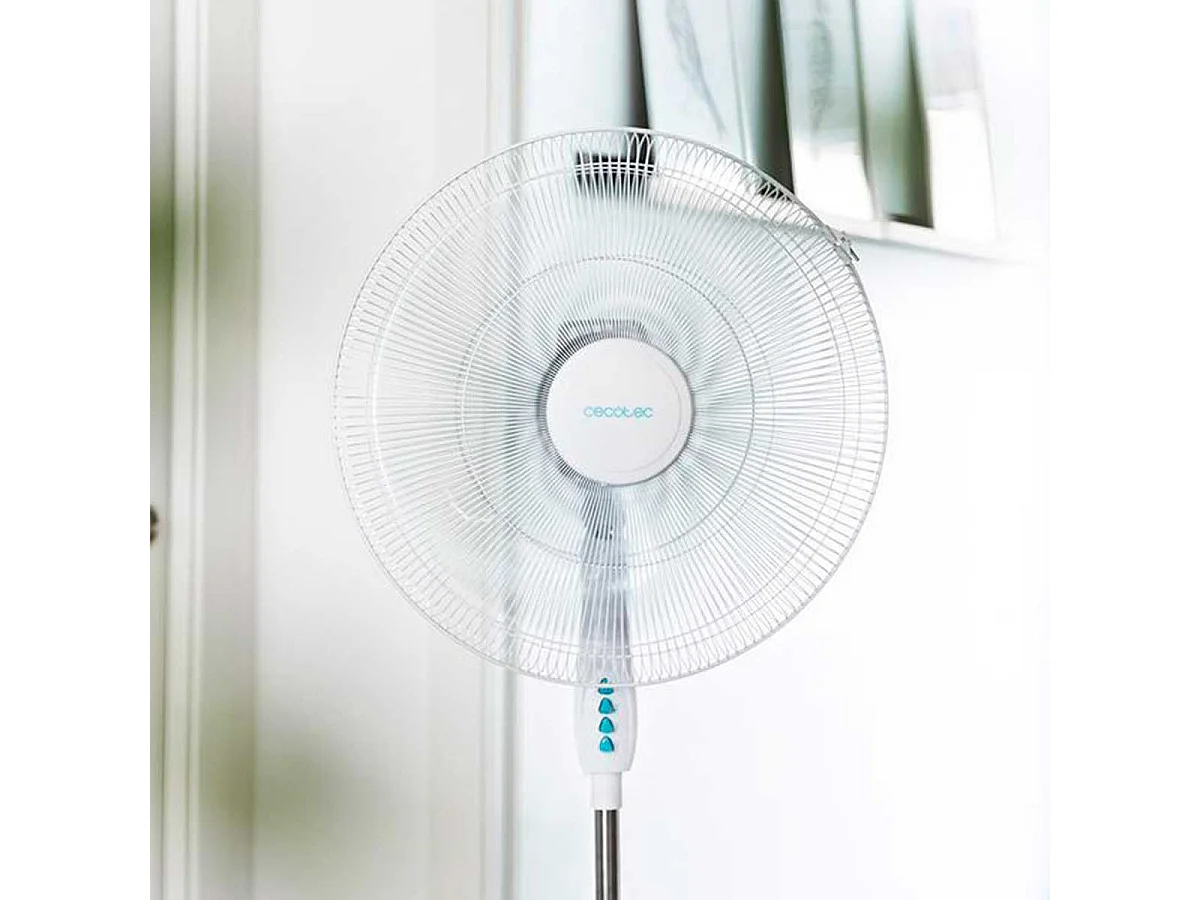 Ventilateur sur Pied Cecotec EnergySilence 600 MaxFlow Blanc Ø 45 cm 70 W