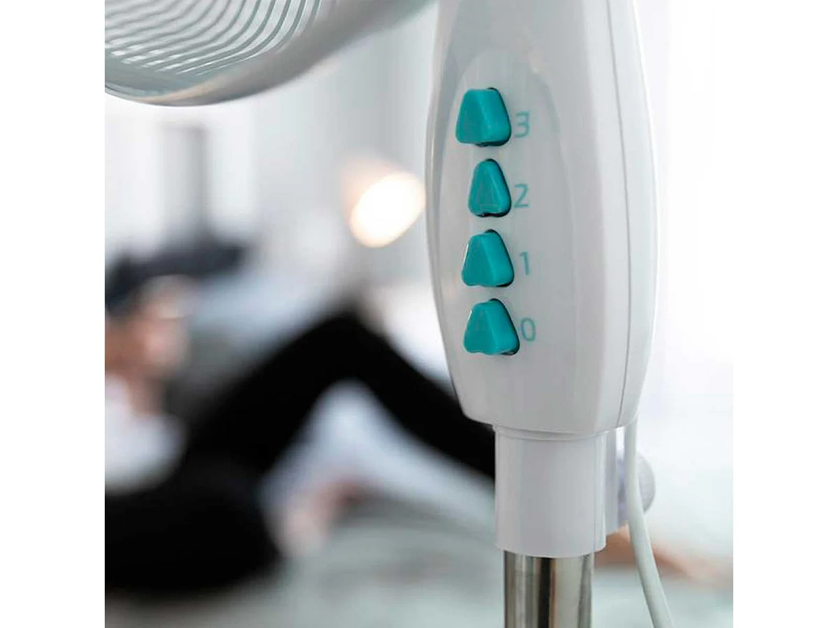 Ventilateur sur Pied Cecotec EnergySilence 600 MaxFlow Blanc Ø 45 cm 70 W