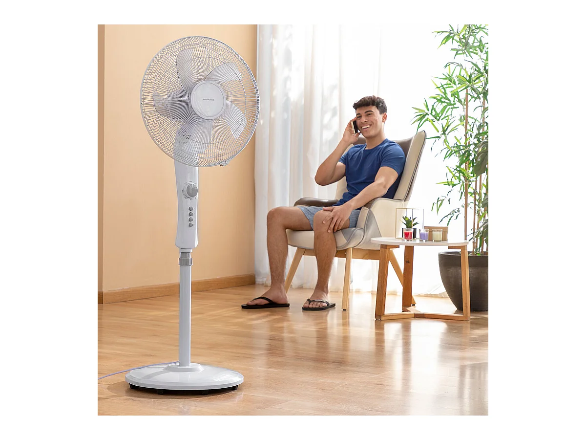 Ventilateur sur Pied InnovaGoods Freshinn Blanc 45 W