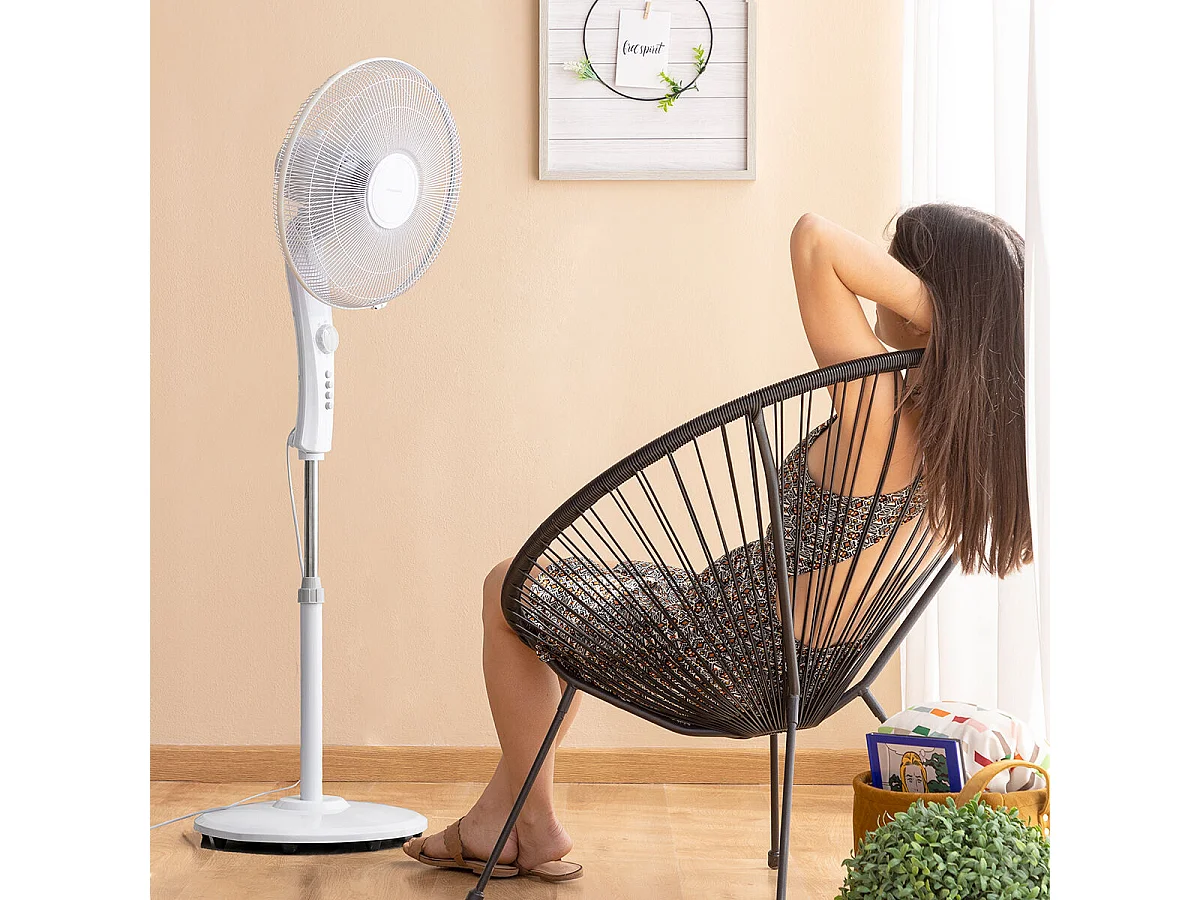 Ventilateur sur Pied InnovaGoods Freshinn Blanc 45 W