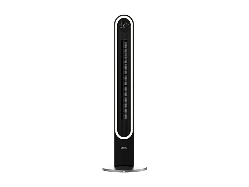 Ventilador de torre Cecotec EnergySilence 9090 Skyline Smart Light 60W mando a distancia negro 106 cm