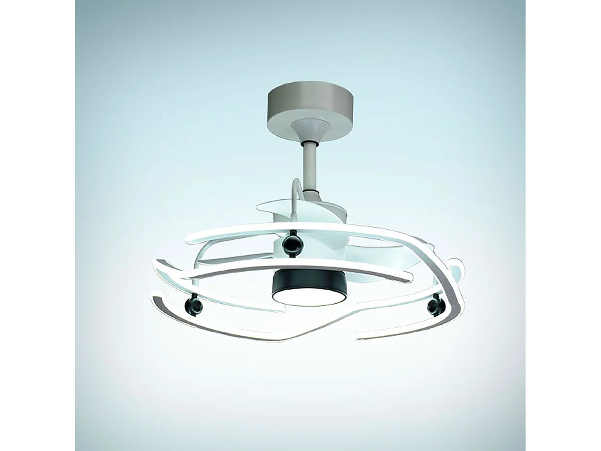 Ventilador de techo Alison Bel Air DC LED 125+125W blanco Ø63x50 cm