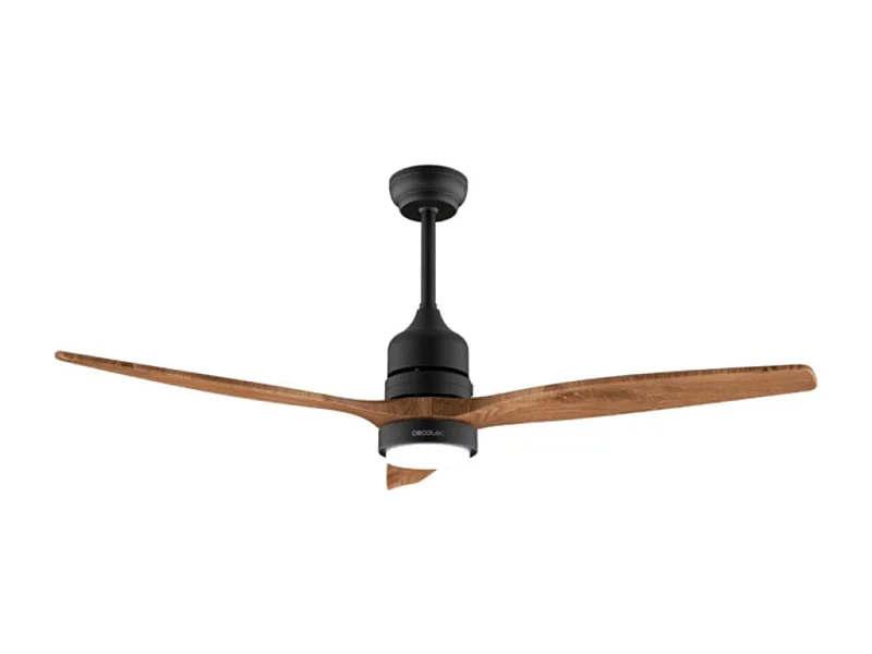 Ventilador de techo Cecotec EnergySilence Aero 5275 40W mando a distancia negro/natural Ø132 cm