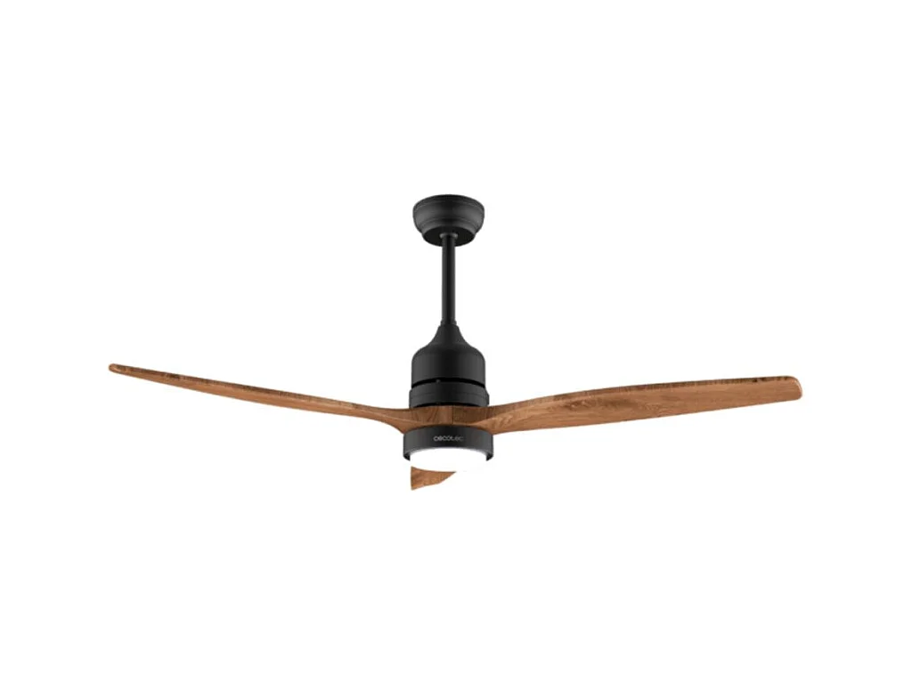 Ventilador de techo Cecotec EnergySilence Aero 5275 40W mando a distancia negro/natural Ø132 cm